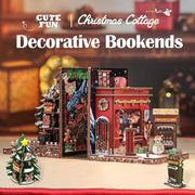 DIY Miniature House Kit for Adults，Bookshelf Decor for 3D Wood Puzzle Lovers