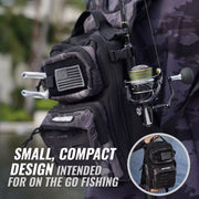 beyond fishing tackle backpack- the voyager black onyx